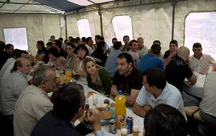 Comida 10º aniversario de LM Composites. Santi Vila.